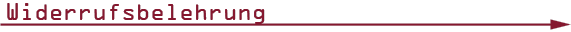 Widerrufsbelehrung